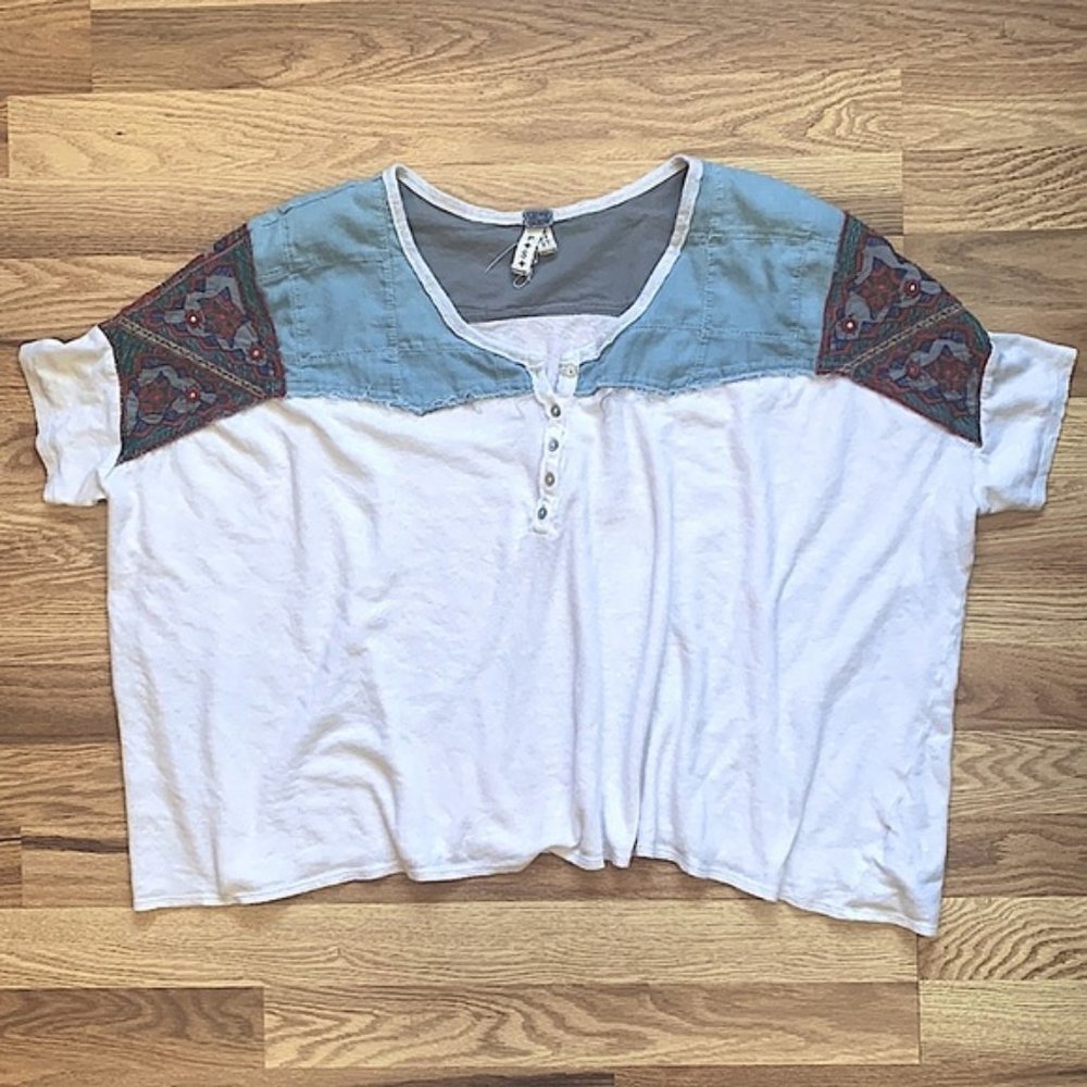 Free People We The Free The Perfect Tee Short Sleeve Tee Shirt